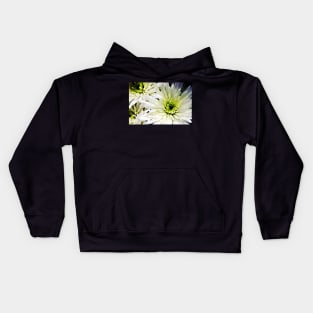 White Chrysanthemum flowers Kids Hoodie